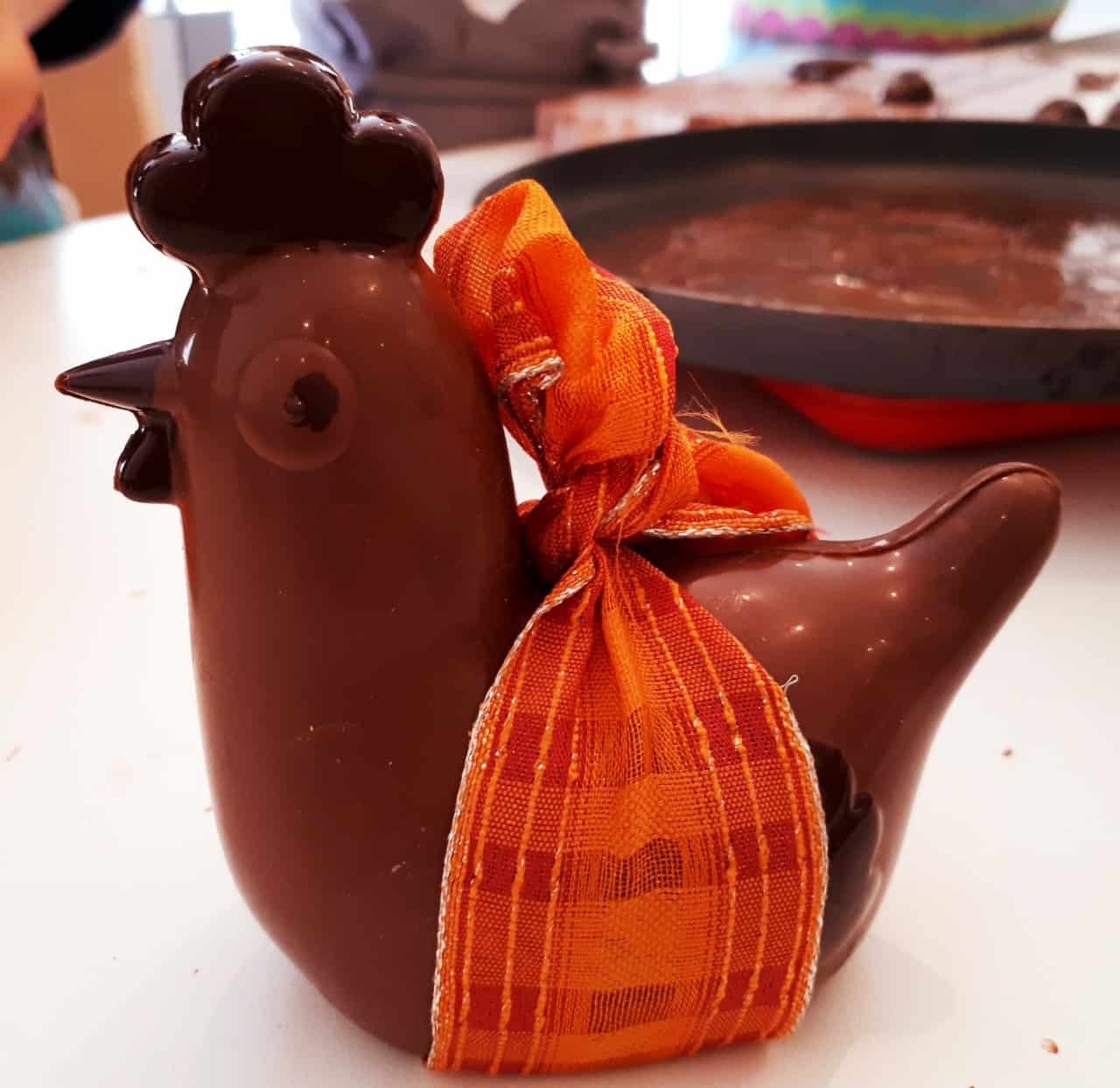 Moulage de Pâques Cours chocolat duo MyGatô Lyon